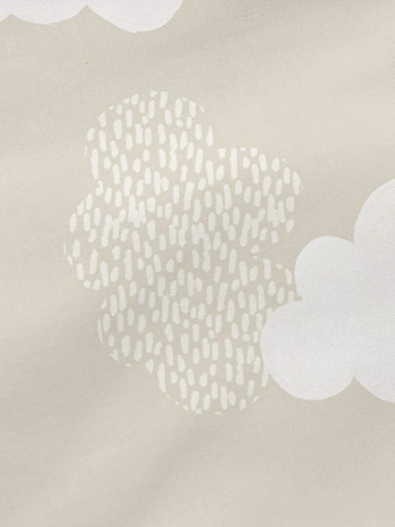 Taie d'oreiller Clouds "Happyfriday"   Beige