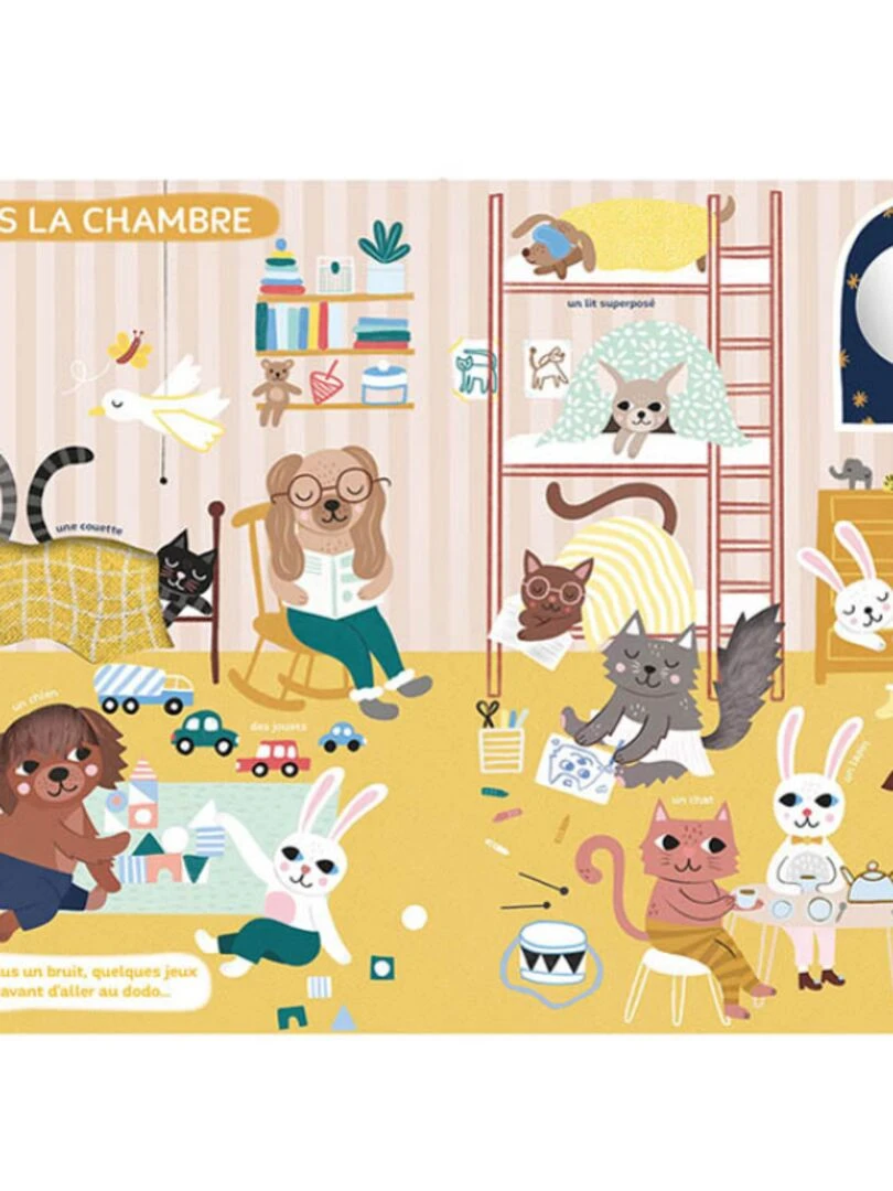 Livre Mon très grand livre d'éveil : Bonne nuit les animaux ! N/A