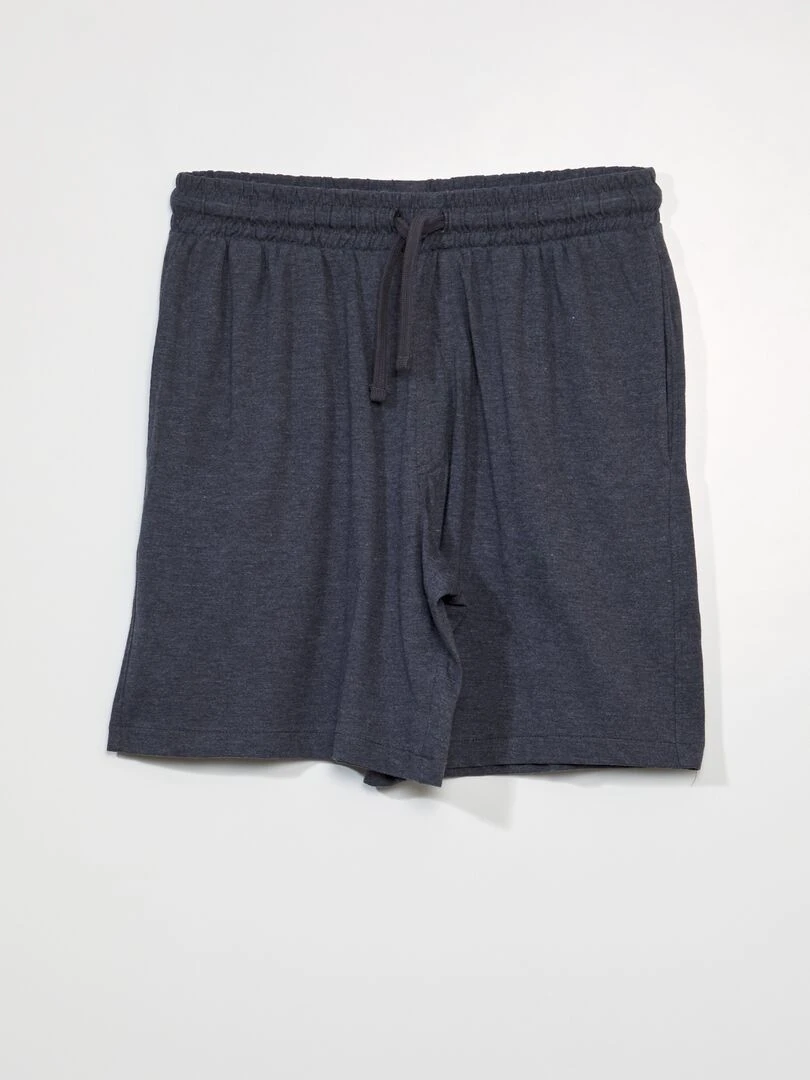 Short en jersey Lot de 2 Vert/gris