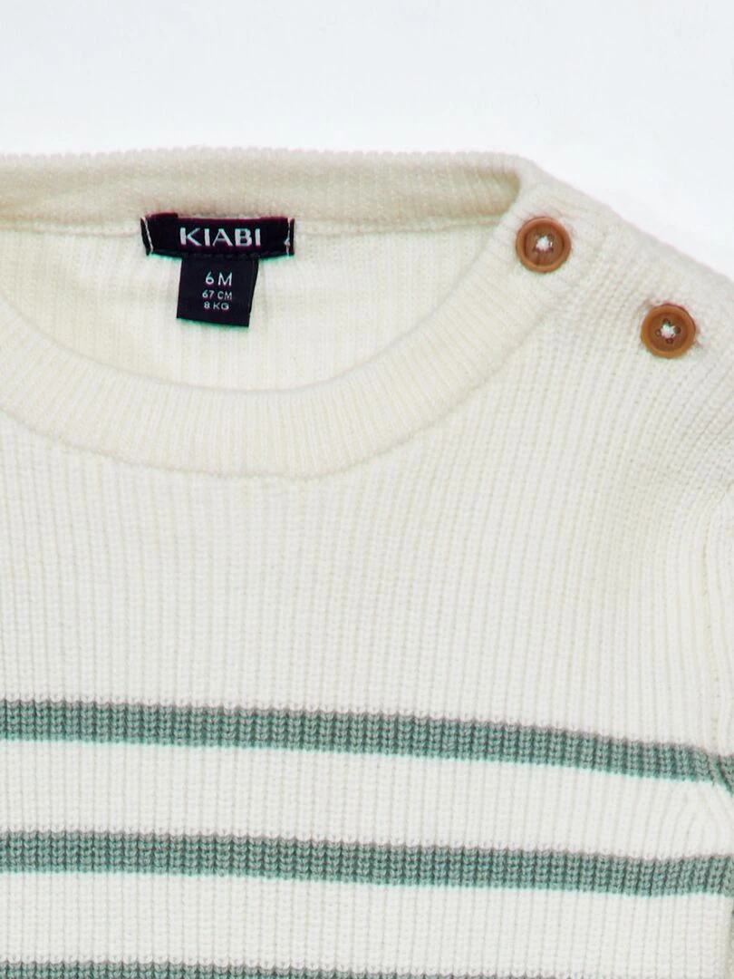 Pull en point mousse Vert