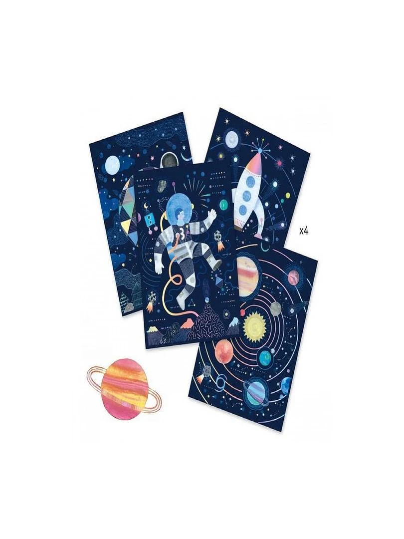 Cartes A Gratter Mission Cosmique N/A