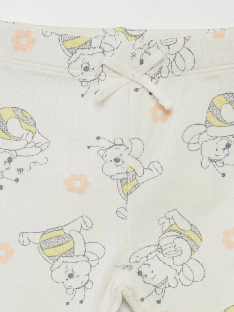 Legging côtelé 'Winnie' 'Disney' Blanc