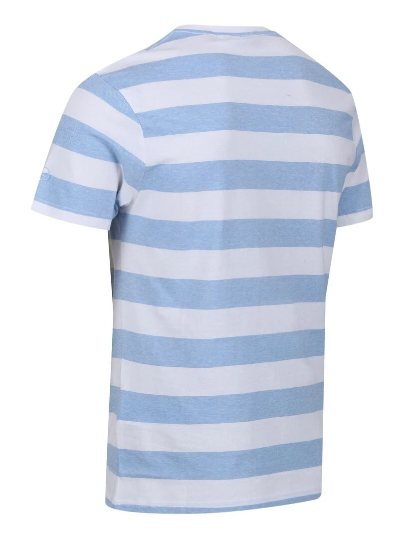 Regatta   T shirt RYEDEN   Blanc Bleu