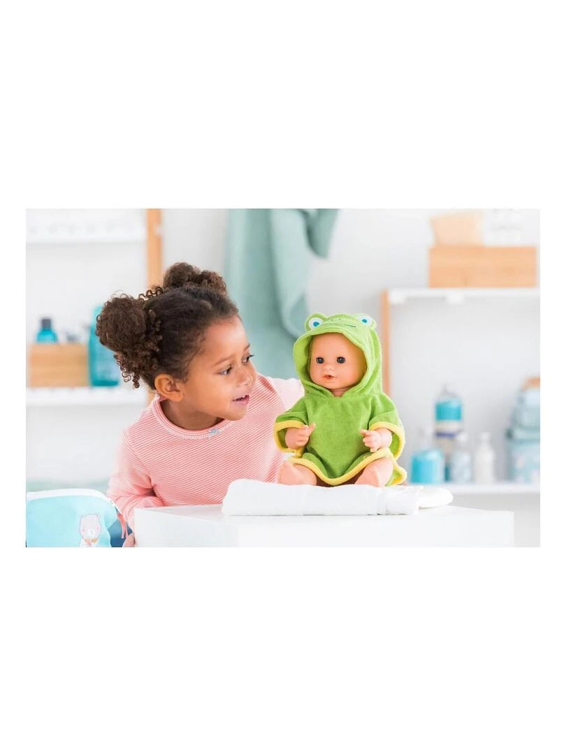 Cape de bain grenouille pour poupon 36cm   N/A