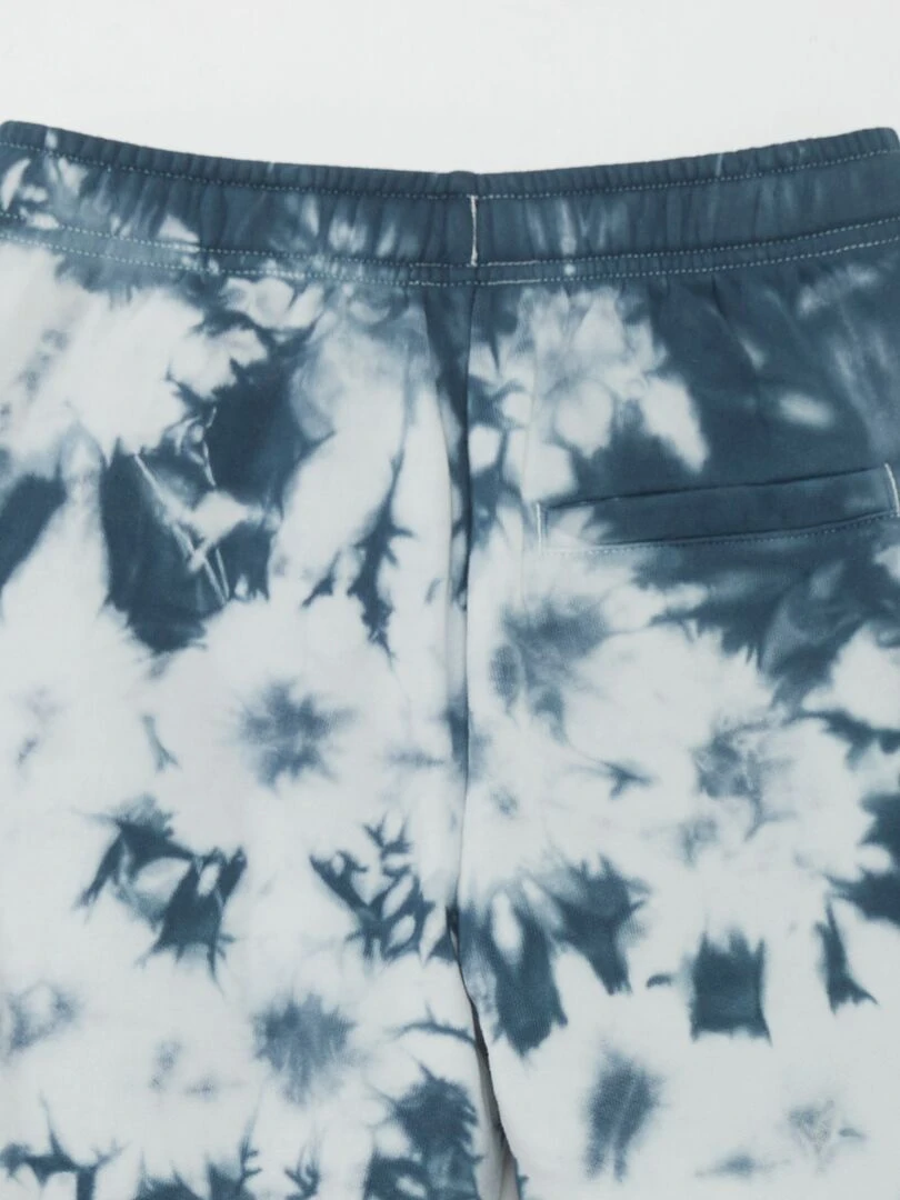 Jogging en molleton tie and dye   Bleu