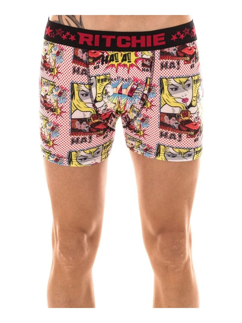 BOXER RAHAN BOY Rouge
