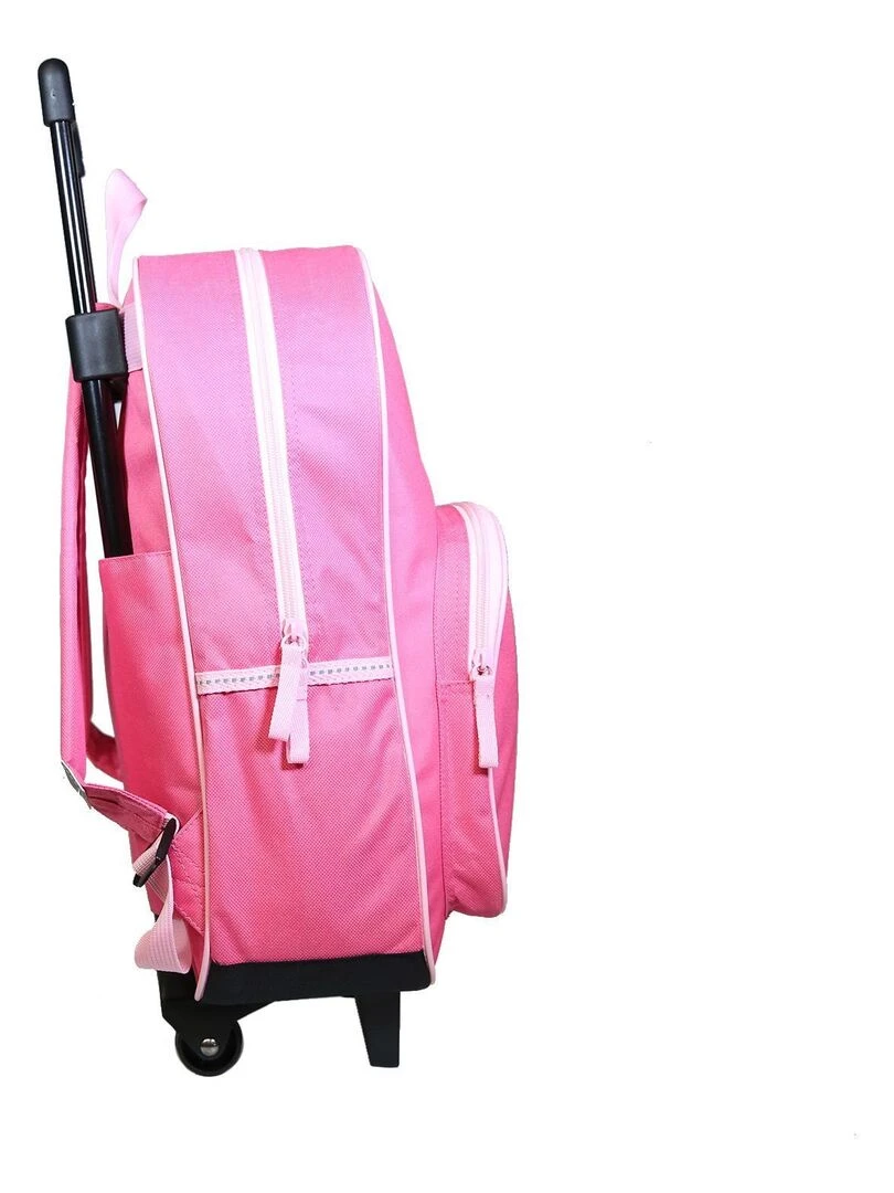 BAGTROTTER Sac à dos à roulettes Disney Minnie Noeud Rose   Rose