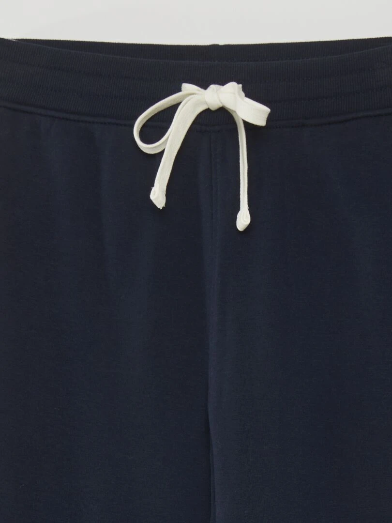 Jogging en french terry   Bleu marine