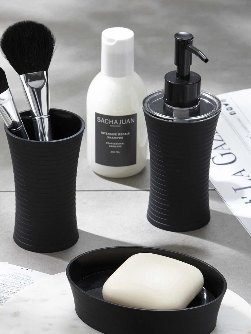 Guy Levasseur Brosse wc en polystyrène noir Noir