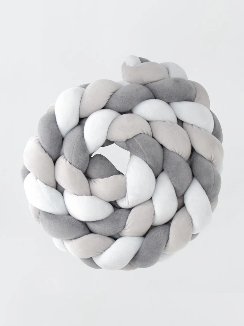 Tresse de décoration en velours Gris