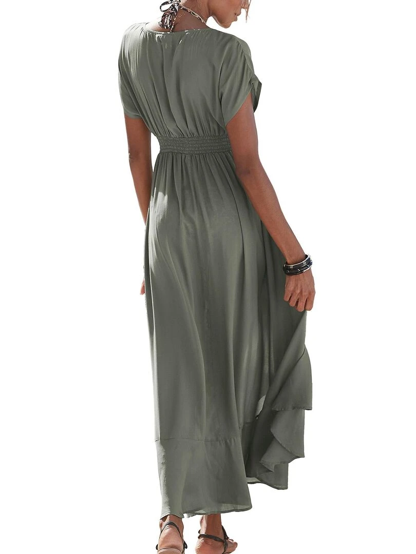 Robe longue de plage Friseur Kaki