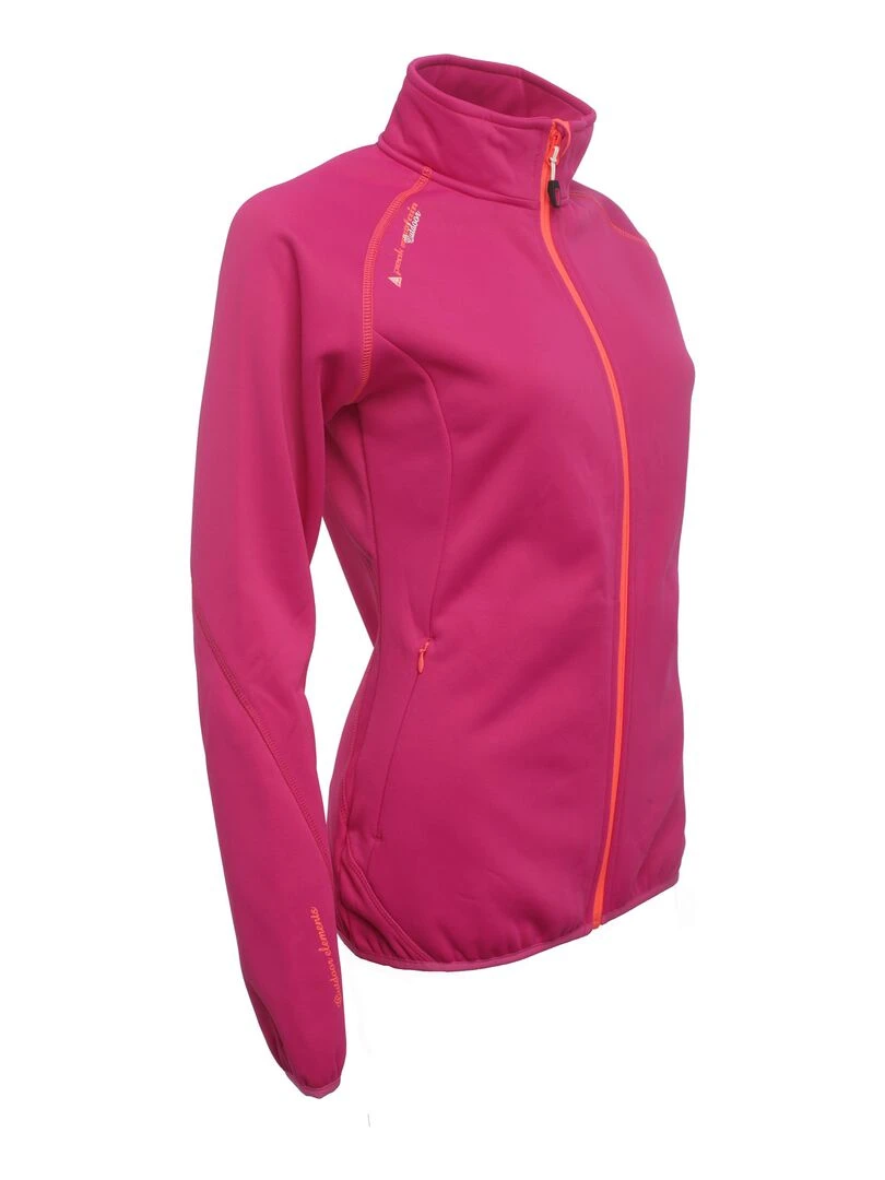 Blouson polarshell femme AMANO   Rose