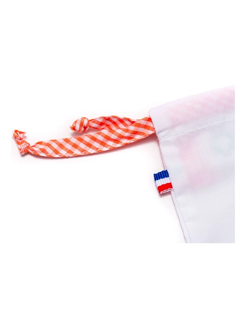 Pochon de rangement en Coton Bio   Blanc