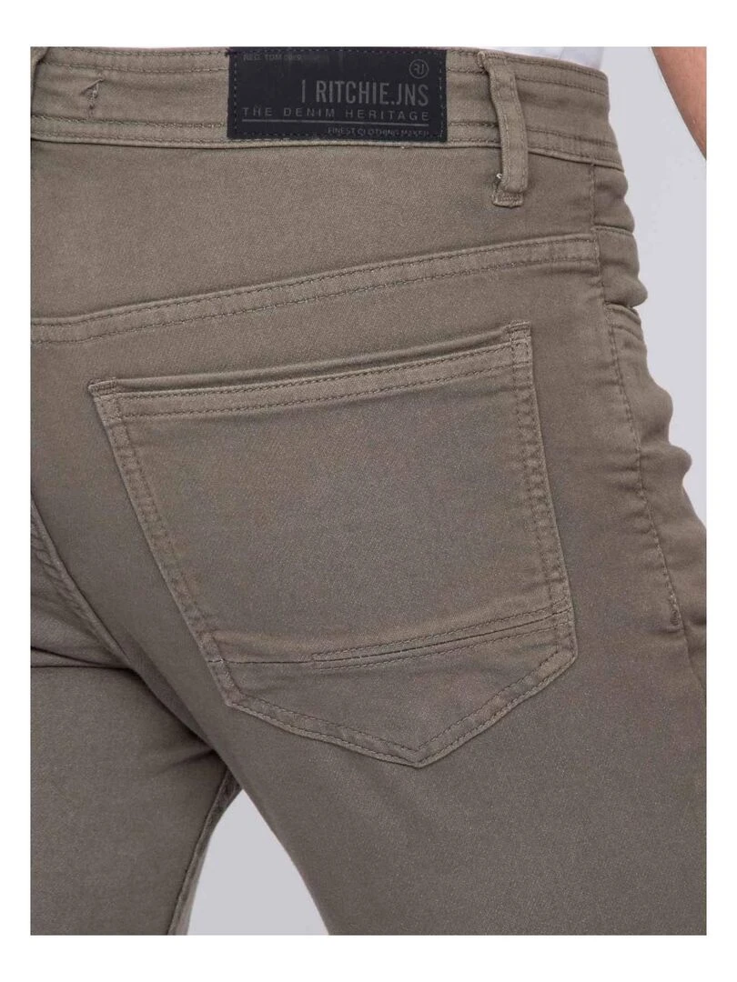 Pantalon 5 poches VAAS   Kaki