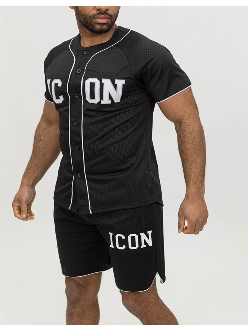 Ensemble Short T shirt Kebello Noir Noir