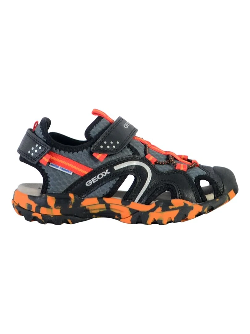 Sandale à scratch Geox Juniors Borealis J250RB 014ME C4052 Noir