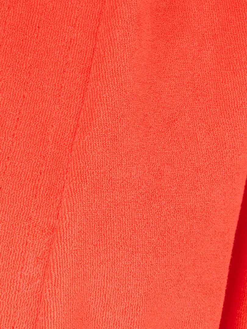 Robe de chambre forme kimono  maille bouclette    Damart   Rouge