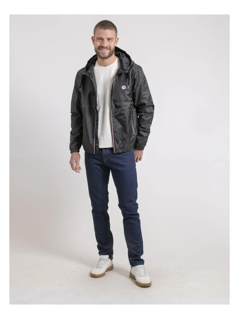 Blouson coupe vent capuche ZALTA   Noir