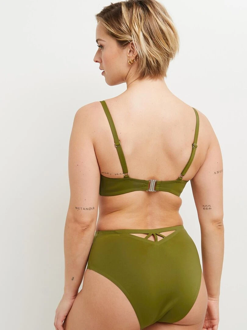 Soutien gorge triangle Lisa RougeGorge Lingerie Kaki