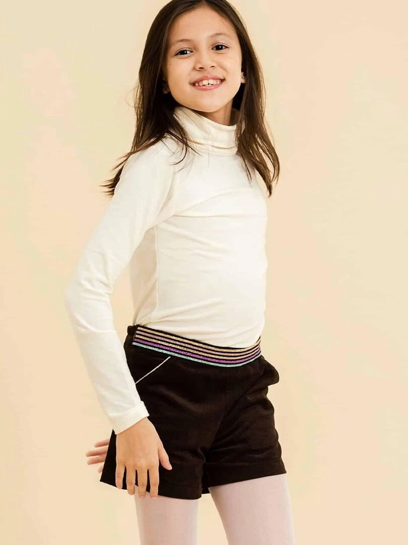 Ensemble   Sous pull  & short  marron   'LA FAUTE A VOLTAIRE'   Marron