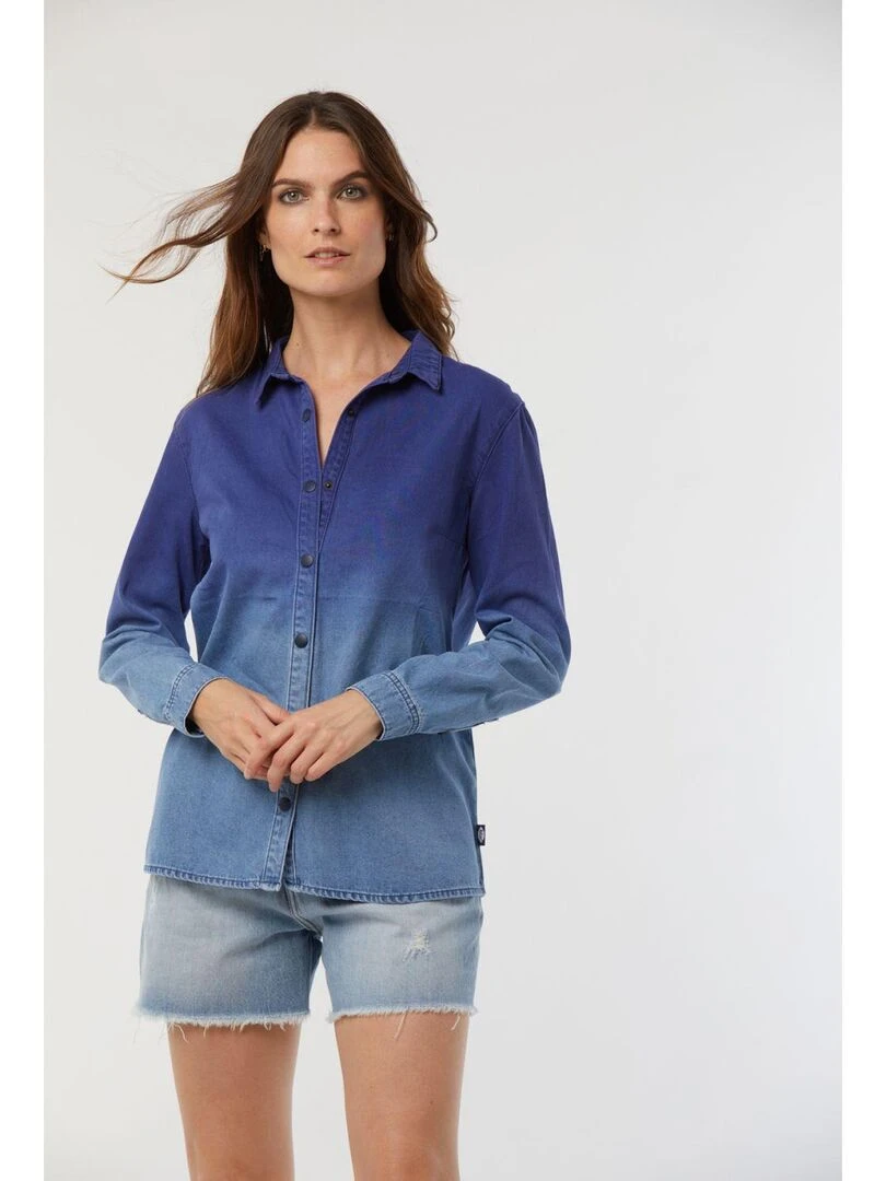 Lee Cooper   Chemise manches longues coton regular DAP   Bleu