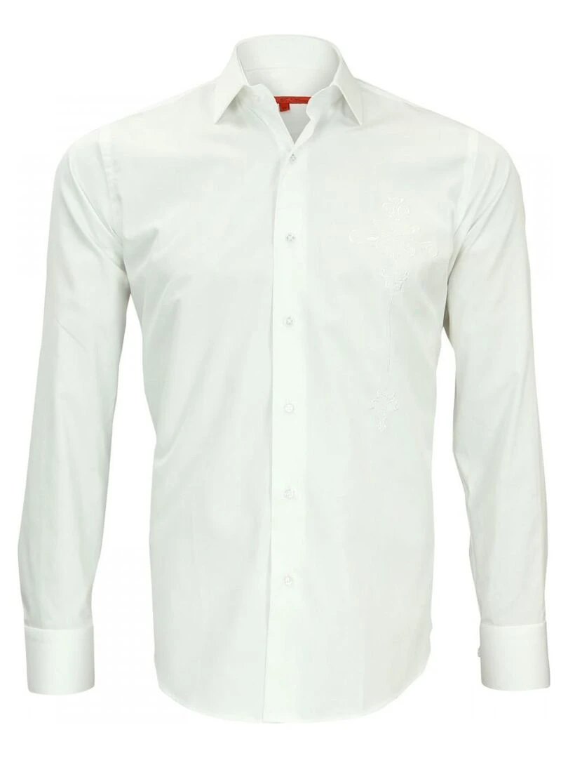 Chemise brodée LEEDS Blanc