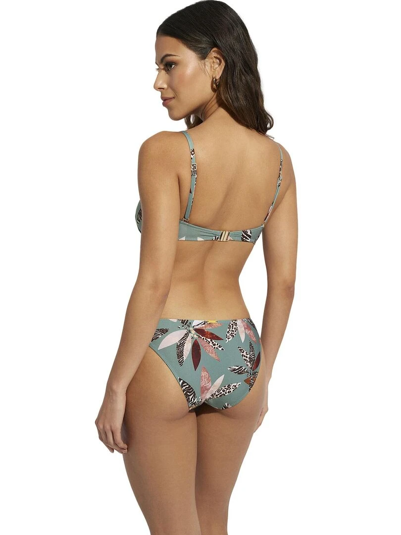Bas maillot slip de bain taille basse Jamaica   Vert