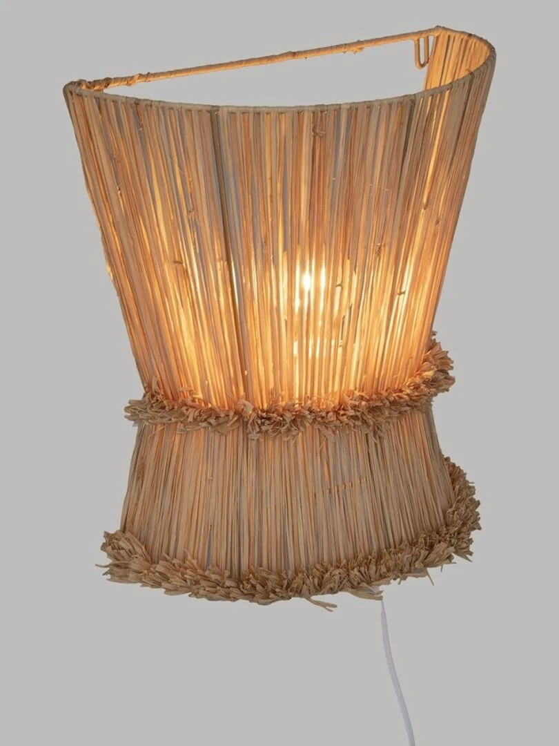 Applique bambou Loa naturel H30 Beige