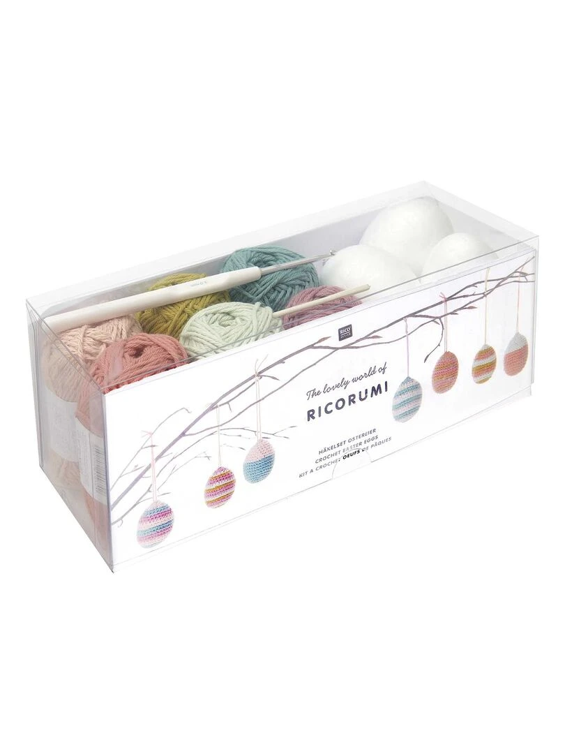 Kit Oeufs de Pâques nude en crochet Ricorumi   N/A