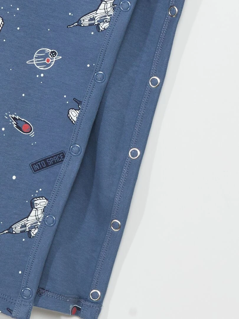 Pantalon avec ouverture à pressions   So Easy   Bleu