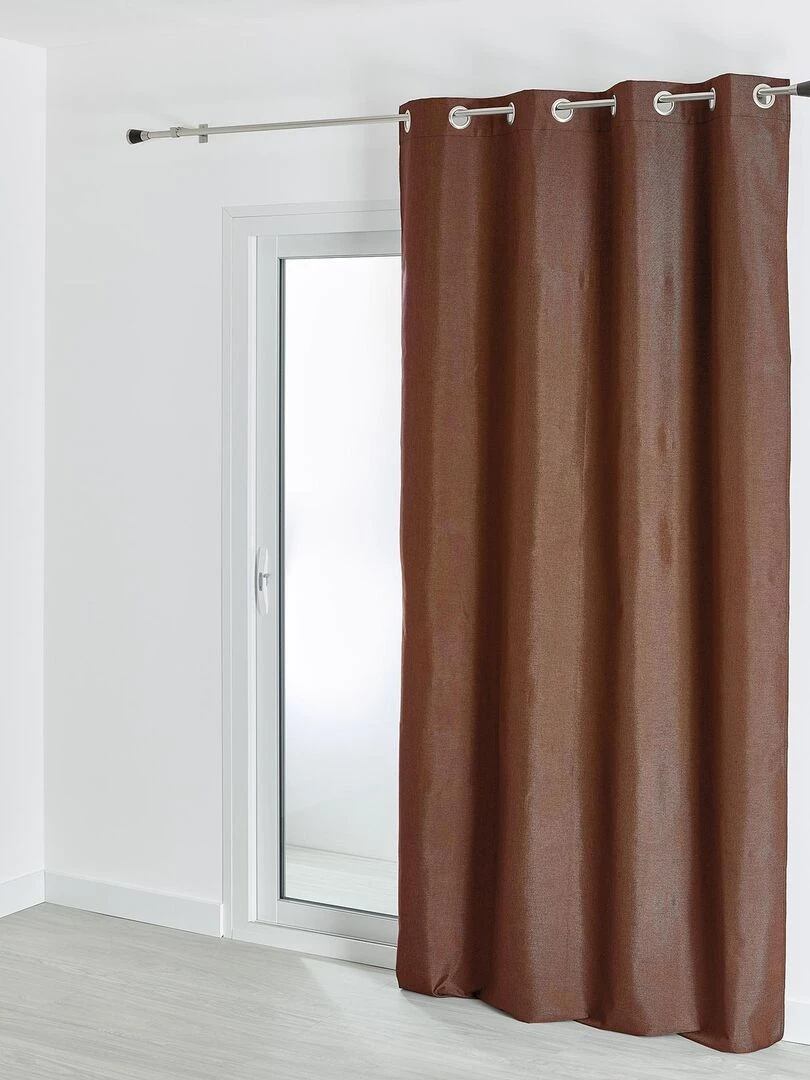 Doublure obscurcissante et thermique à œillets Taupe