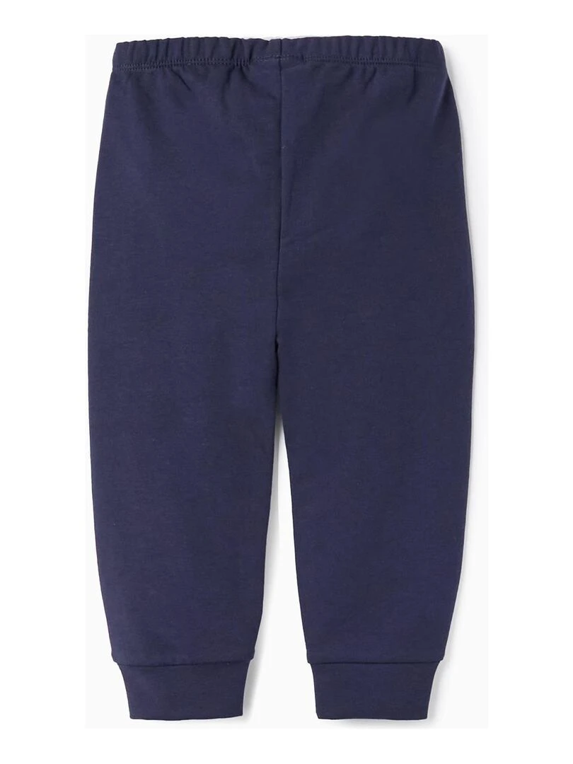 Pantalon de Sport Gratté pour Bébé Fille Bleu foncé