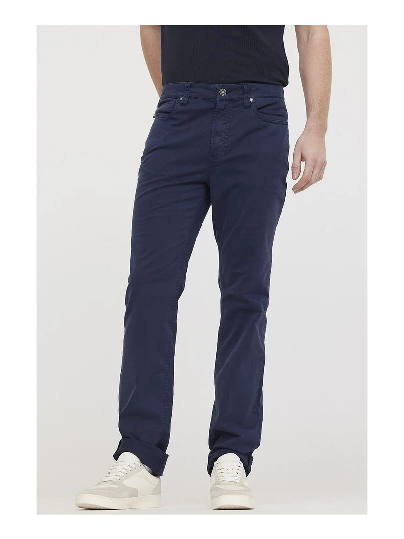 Lee Cooper Pantalon coton straight LC126 Bleu marine
