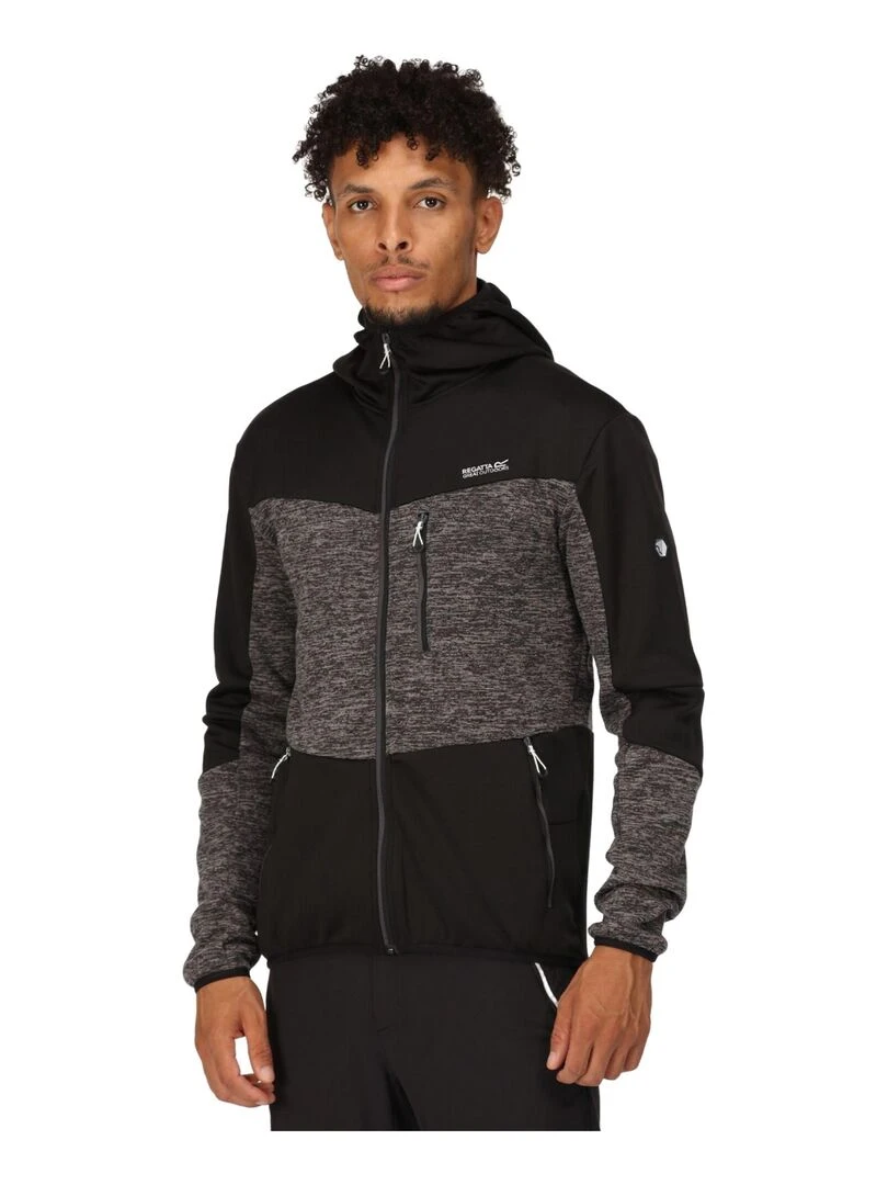 Regatta   Veste polaire CADFORD   Gris Noir Noir