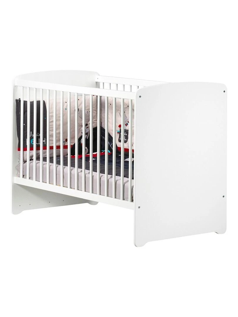 Lit bébé BASIC   BABYPRICE   Blanc