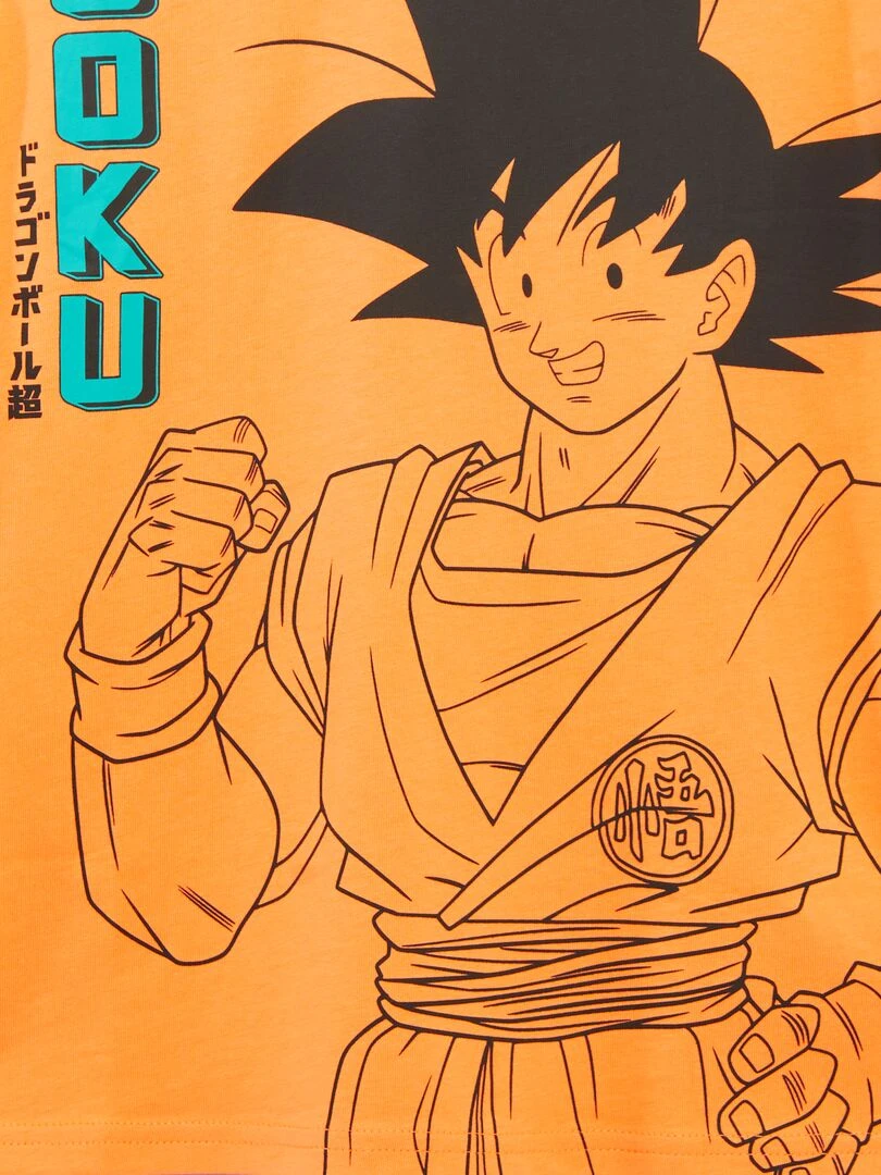 T shirt 'Dragon Ball Z' manches courtes Orange