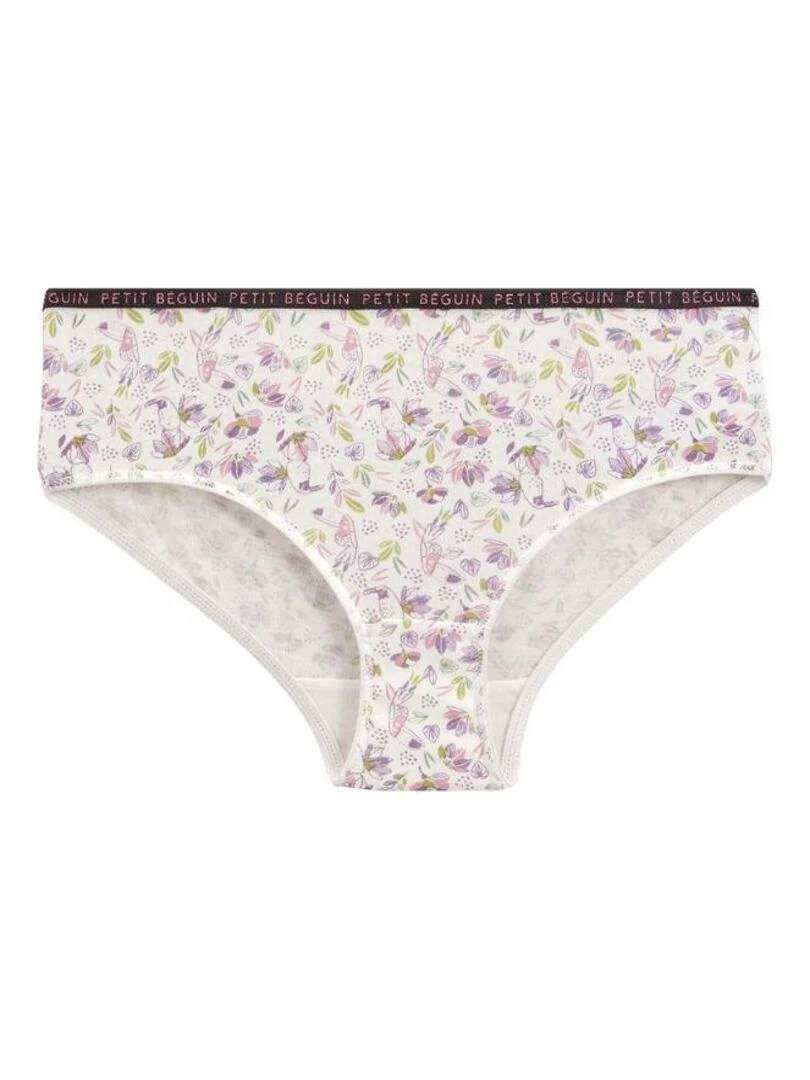 Lot de 3 culottes fille Violet toucan   Kaki