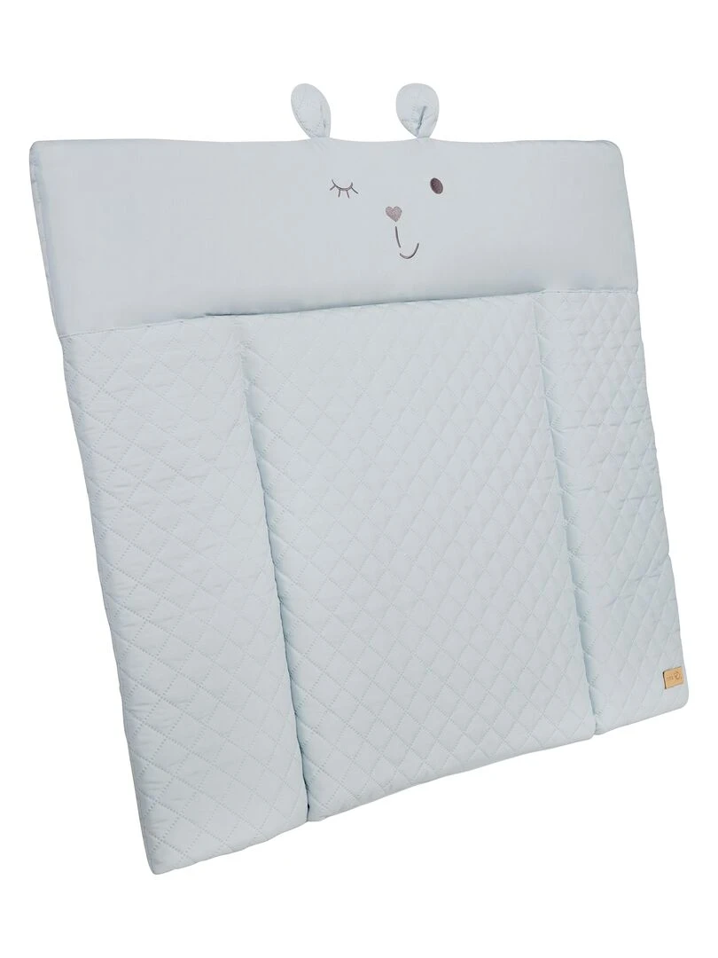 ROBA Matelas À Langer "roba Style" Avec Visage D'ours 85x75 Bleu Clair Bleu clair