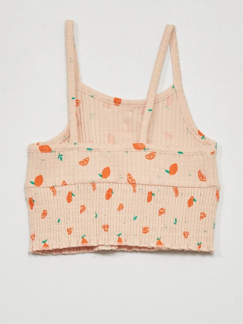 Maillot de bain rayé   1 pièce   Jaune