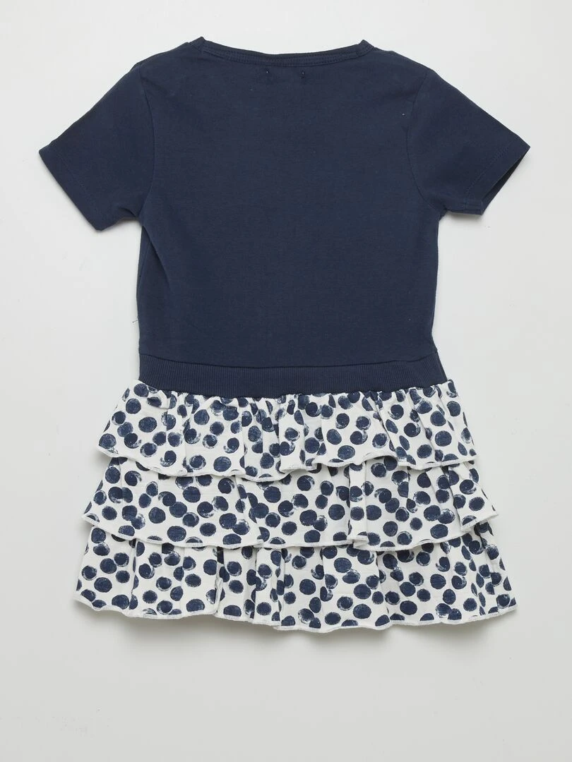 Robe 2 en 1 imprimée   Bleu