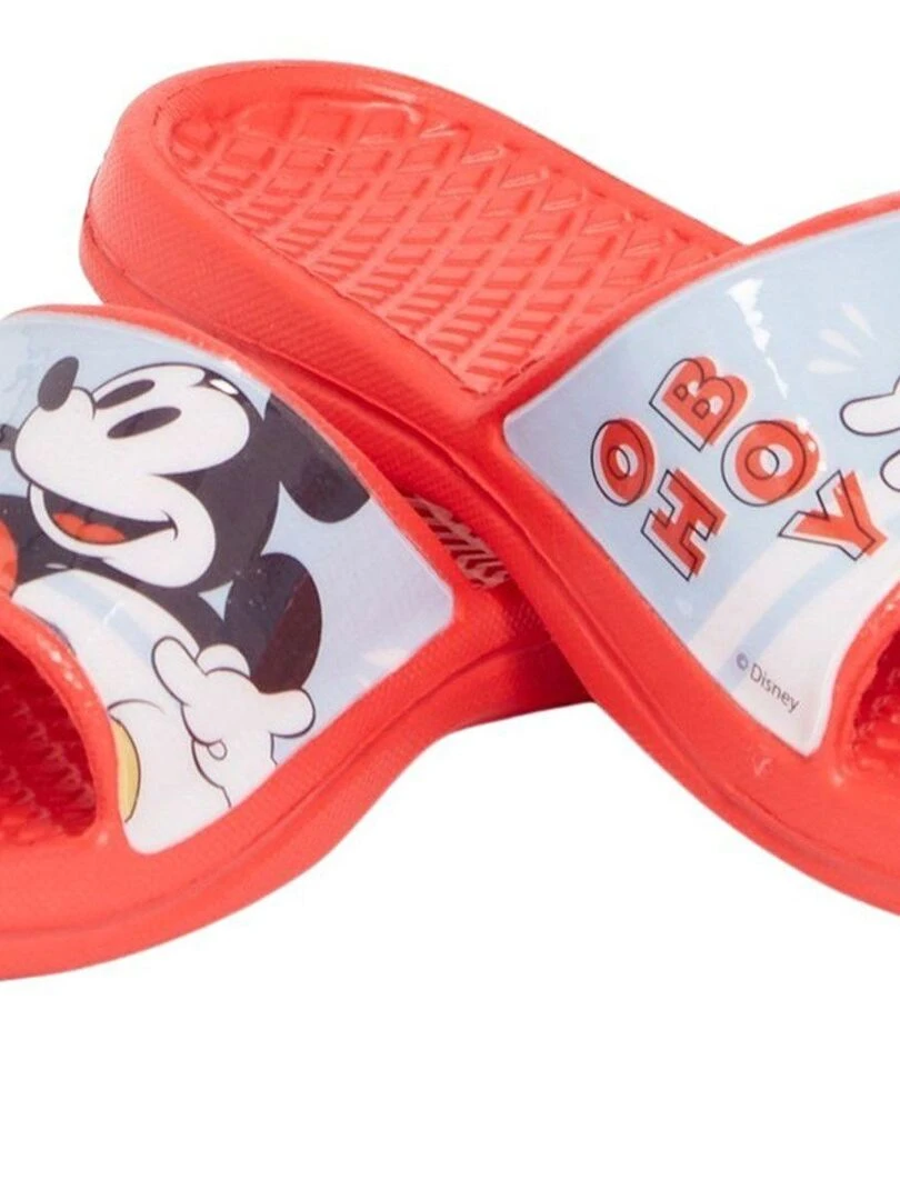 Disney   Claquette garçon imprimé Mickey   Rouge