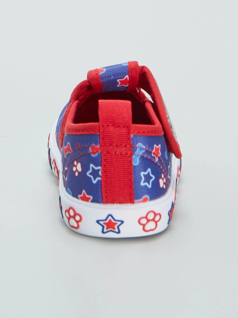 Baskets en toile 'Pat' Patrouille'   Bleu/rouge