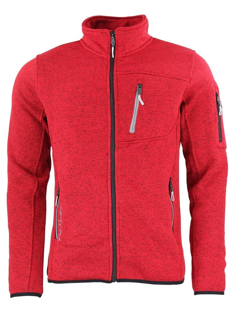 Blouson polaire homme CEMAILLON PEAK MOUNTAIN Rouge