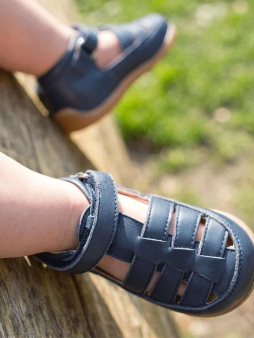 Sandales cuir Rocky   Bleu marine