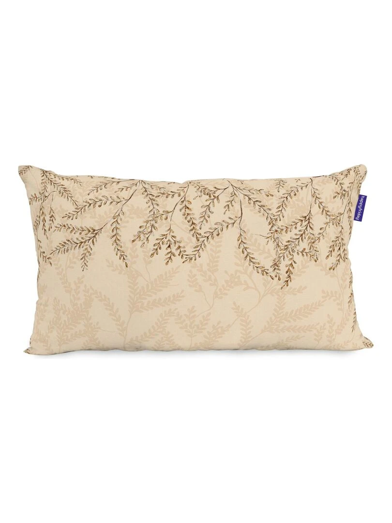 Housse de coussin Wild flowers "Happyfriday"   Blanc