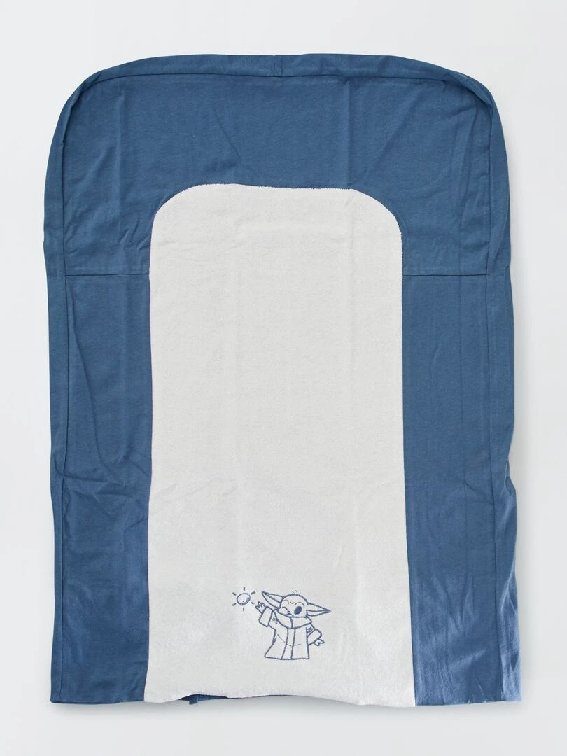 Housse de matelas à langer   Blanc/bleu