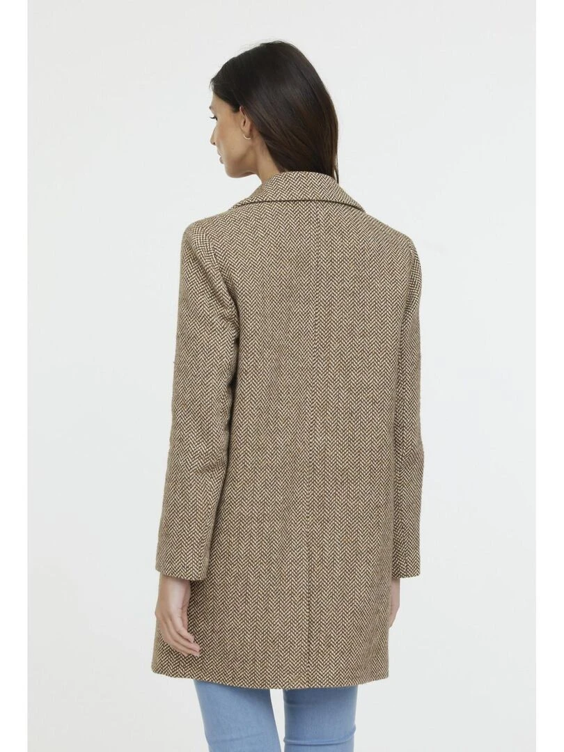 Lee Cooper   Manteau manches longues polyester regular FIDA   Marron