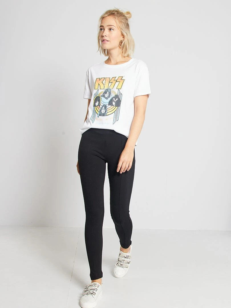 Legging long uni noir