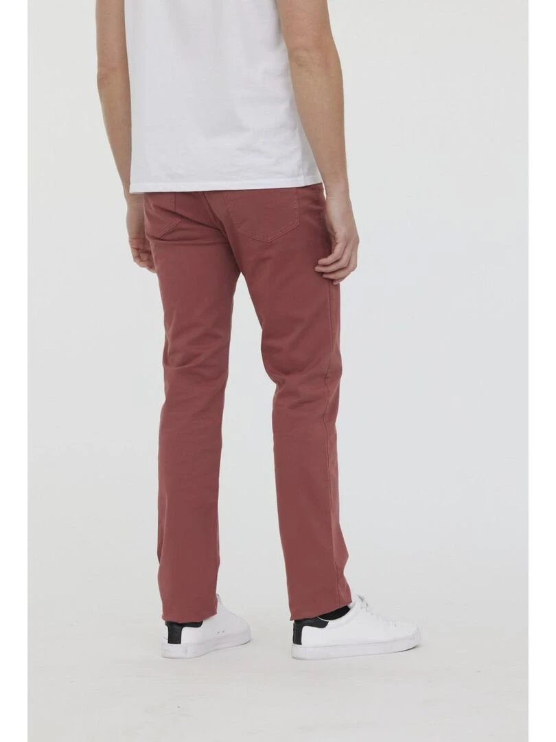 Lee Cooper   Pantalon coton straight LC126ZP 9804   Orange