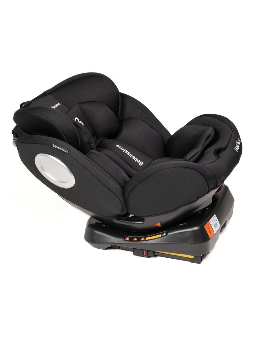 BEBELISSIMO   Siège auto Isofix   pivotant 360 °  groupe 0+/1/2/3   (0 36kg)   Hellios   noir /noir   Noir
